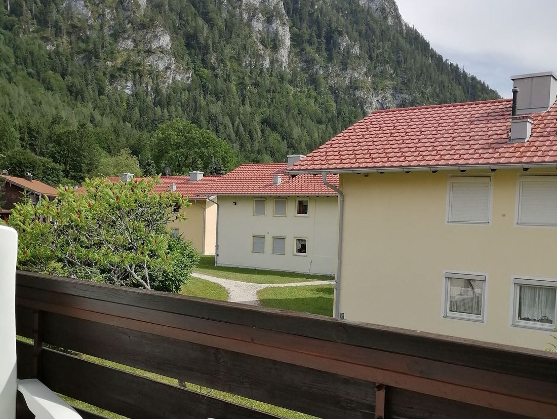 Ausblick vom Balkon