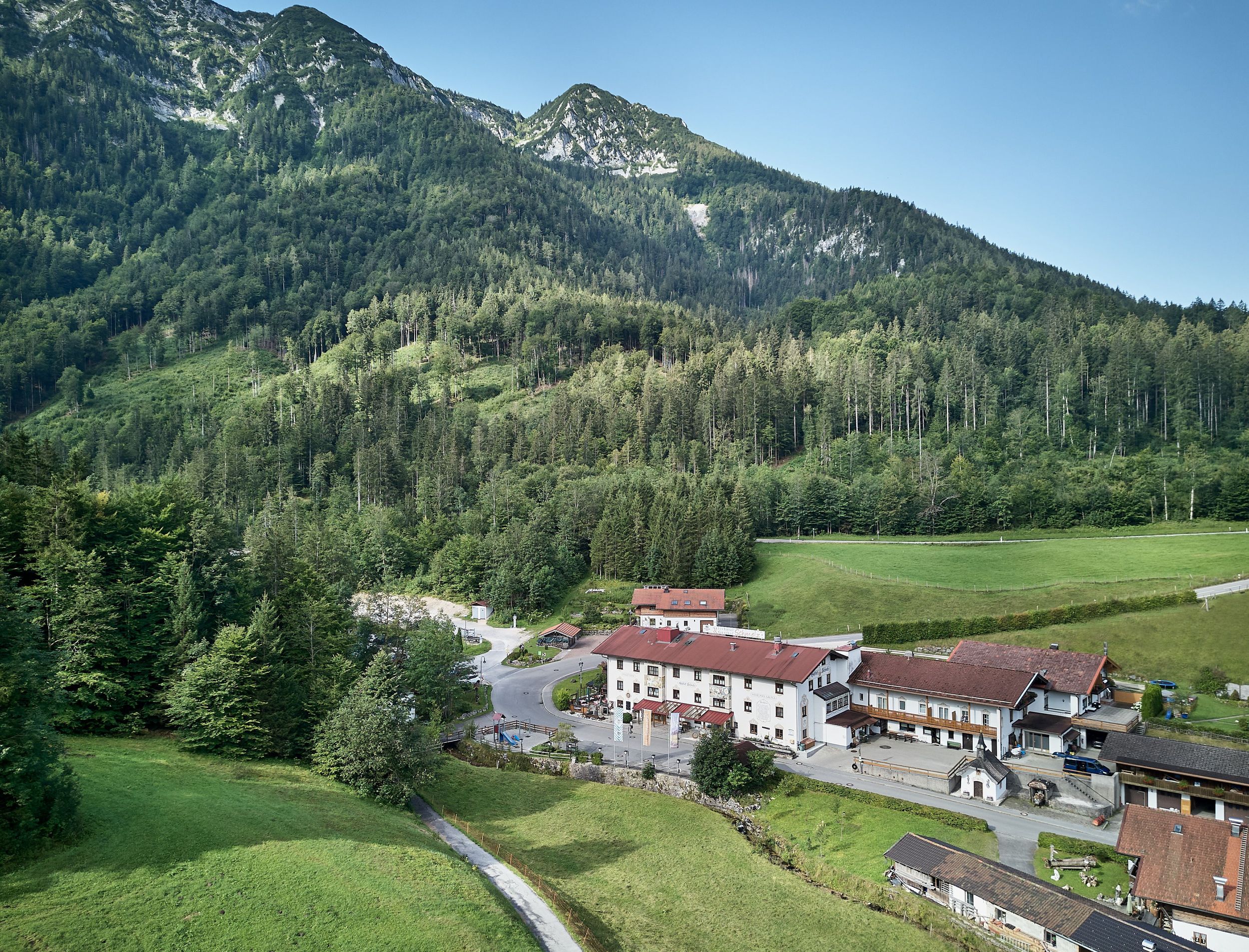 Hotel Schmelz von oben