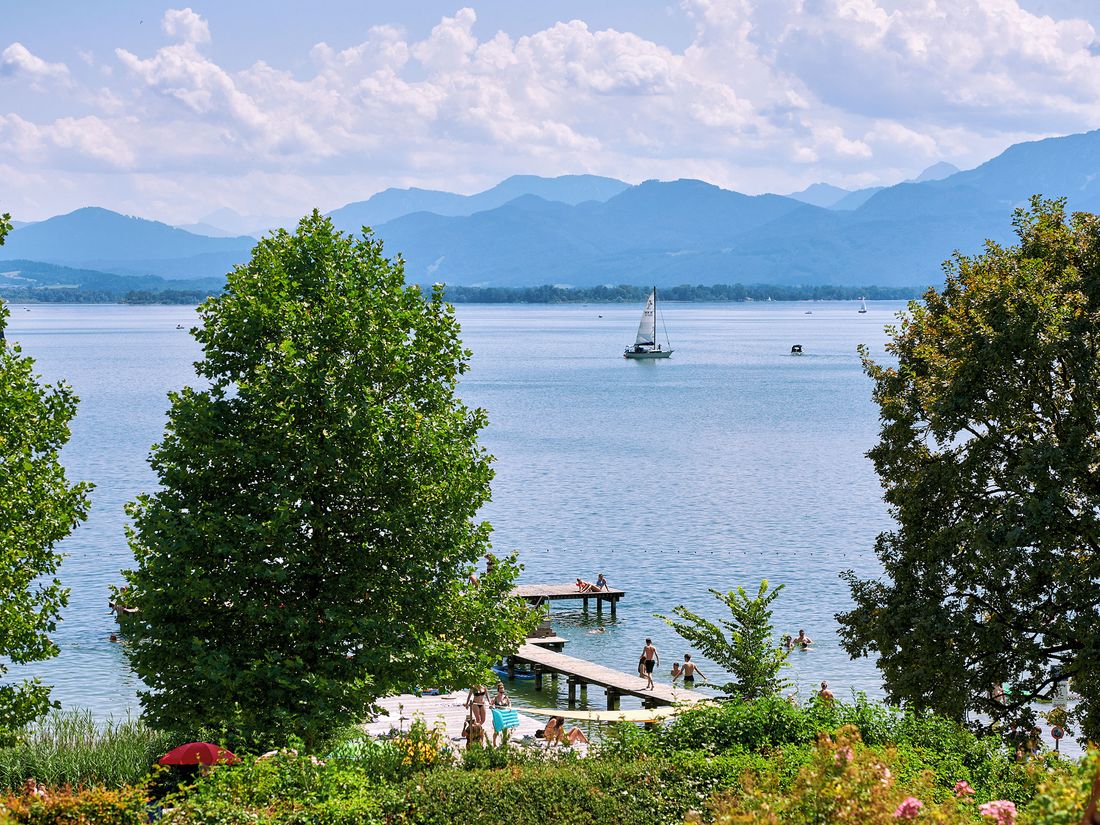 Umgebung - Strandbad Gstadt