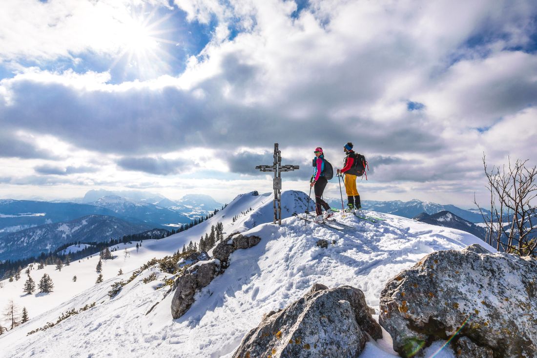 Am Gipfel der Hörndlwand 1.684m