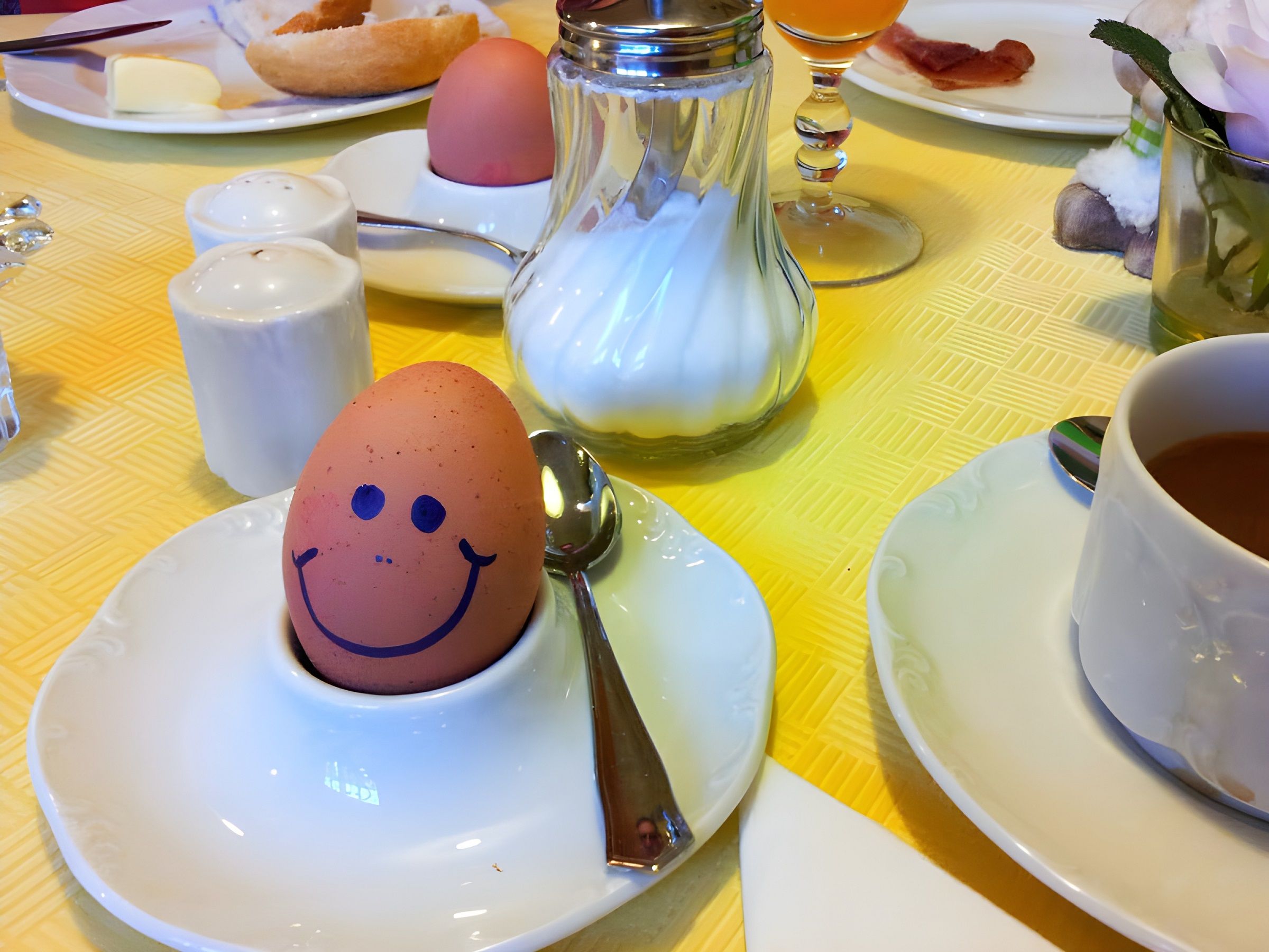 Lachendes Ei vom Parkhotel Ruhpolding