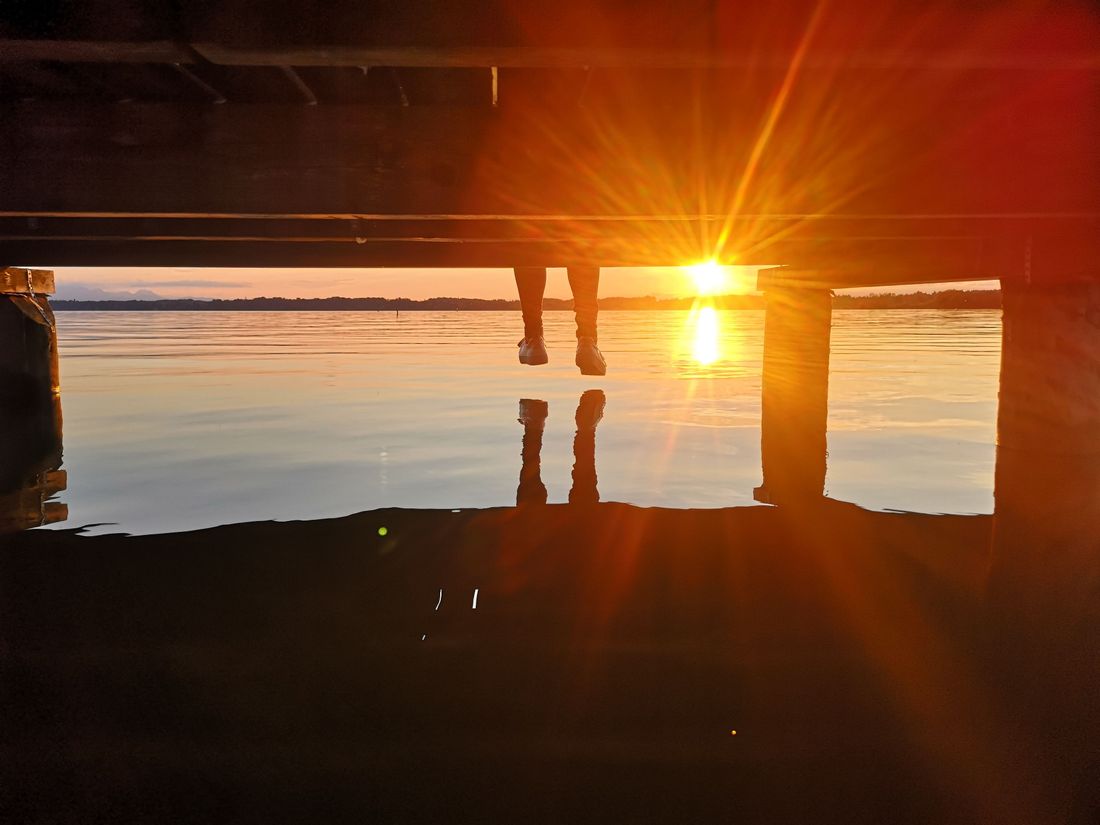 sundowner at Strandbad Seebruck