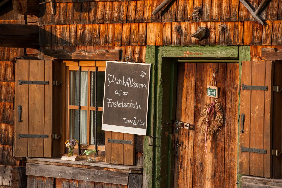 Typical building at the Finsterbachalm