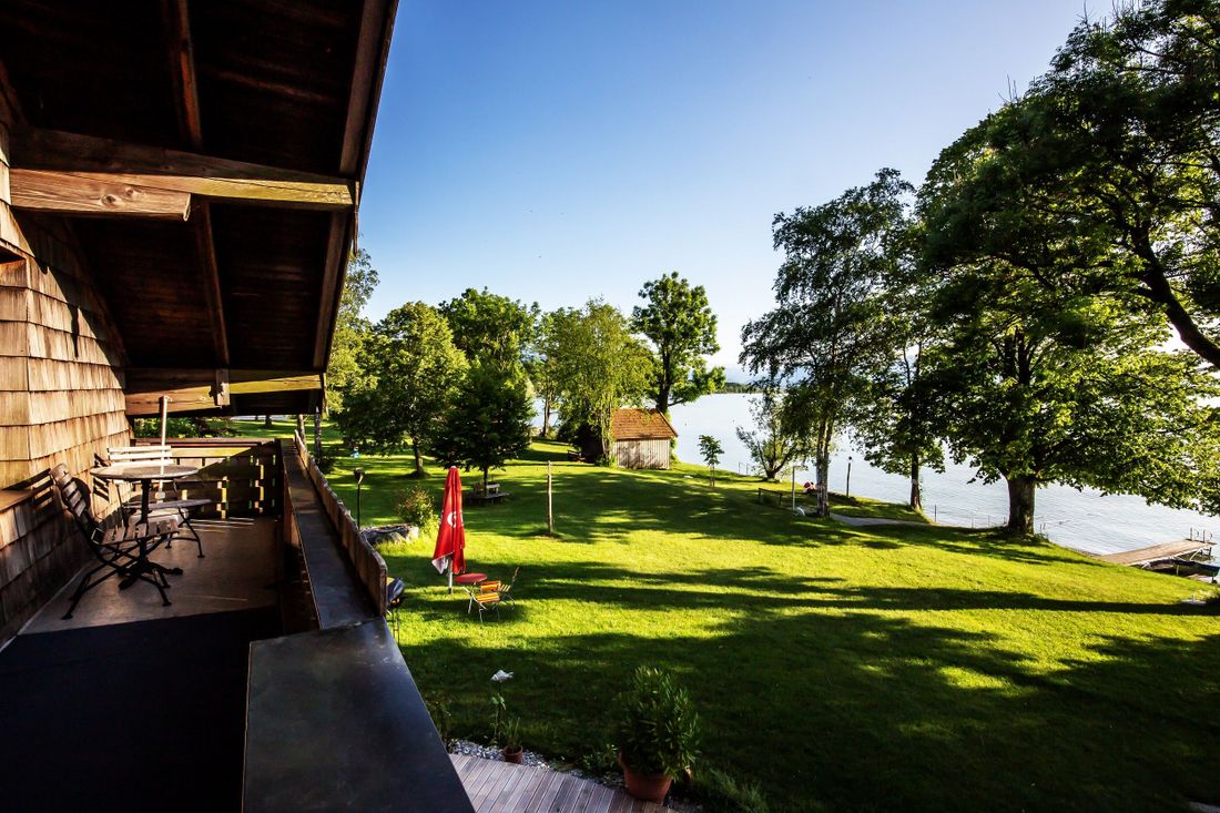 Fehrienwohnungen am Strandbad - Aussicht vom Balkon Inselblick