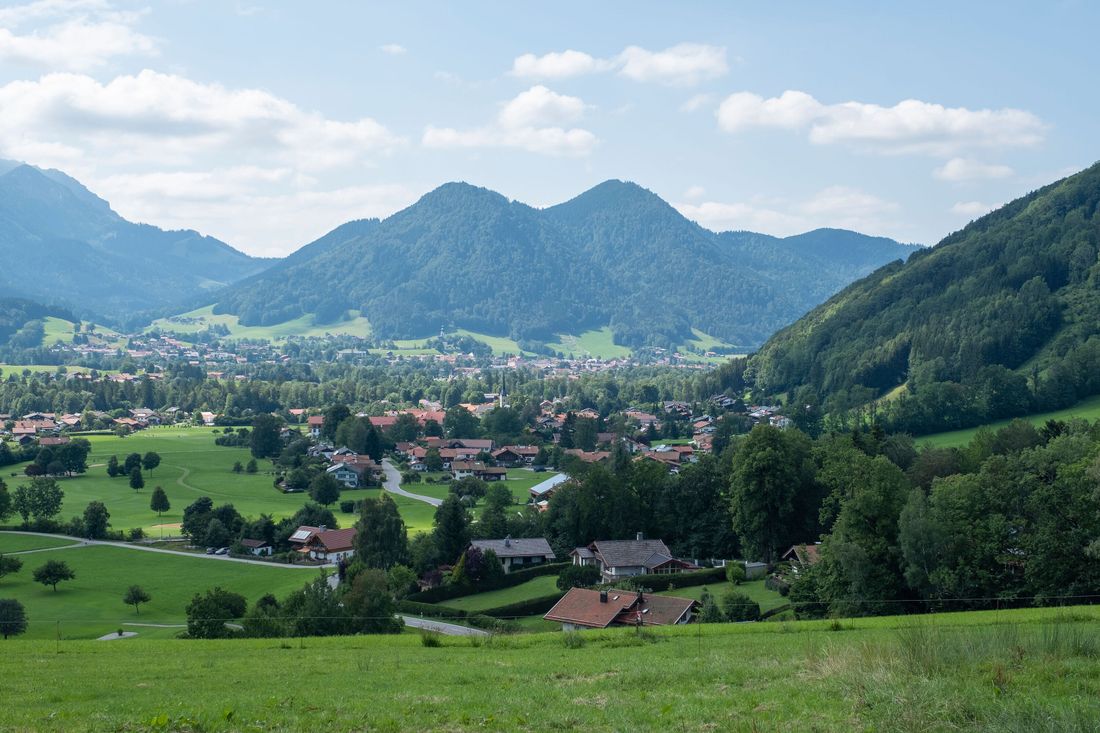 Blick auf Ruhpolding